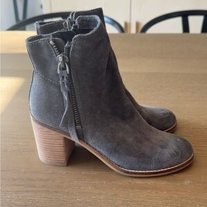Dolce Vita size 6 1/2 booties Grey Suede